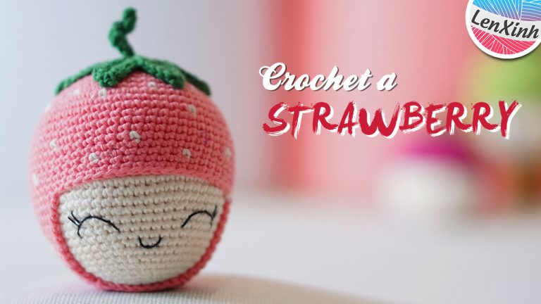 Read more about the article Chart Móc Quả Dâu Cực Yêu – Crochet Cute Strawberry Pattern